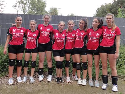 Mannschaftsfoto weibliche C-Jugend U16 - Saison 2014/15 (Jg. 1999 und jnger)