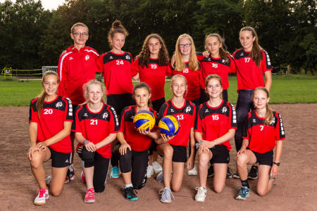 Mannschaftsfoto weibliche C-Jugend U16 - Saison 2019/20 (Jg. 2005 und jnger)